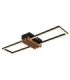Dakari I Integrated Led Semi Flush Ceiling Light Matt Black 3000K-1