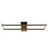 Dakari I Integrated Led Semi Flush Ceiling Light Matt Black 3000K-3