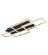 Jeffry Integrated Led Semi Flush Ceiling Light Matt Black 3000-6500K-4