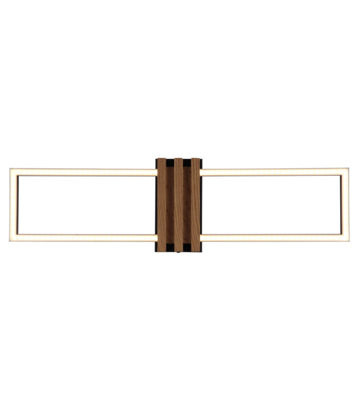 Dakari I Integrated Led Semi Flush Ceiling Light Matt Black 3000K-4