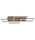 Jeffry Integrated Led Semi Flush Ceiling Light Brown 3000-6500K-3