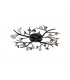 28 Light Semi-Flush, 28 x 3W LED, 3000K, 4400lm, Black, Antique Brass - 3