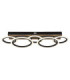 Blevins 5 Ring Integrated Led Semi Flush Ceiling Light Matt Black 3000-4200-6000K-3