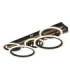Blevins 5 Ring Integrated Led Semi Flush Ceiling Light Matt Black 3000-4200-6000K-7