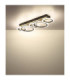 Blevins 5 Ring Integrated Led Semi Flush Ceiling Light Matt Black 3000-4200-6000K-8