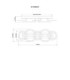 Blevins 5 Ring Integrated Led Semi Flush Ceiling Light Matt Black 3000-4200-6000K-10
