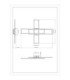 Tatjana Integrated Led Semi Flush Ceiling Light Matt Black 3000K-9