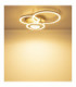 Randell Integrated Led Semi Flush Ceiling Light Matt Sand Colour 3000K-5