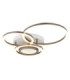 Randell Integrated Led Semi Flush Ceiling Light Matt White 3000K-1