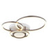 Randell Integrated Led Semi Flush Ceiling Light Matt White 3000K-4