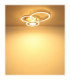 Randell Integrated Led Semi Flush Ceiling Light Matt White 3000K-5