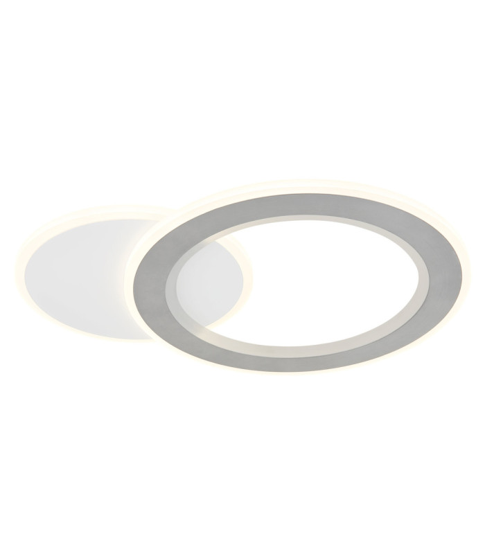 Mavis Integrated Led Semi Flush Ceiling Light, Matt White 2700-6500K