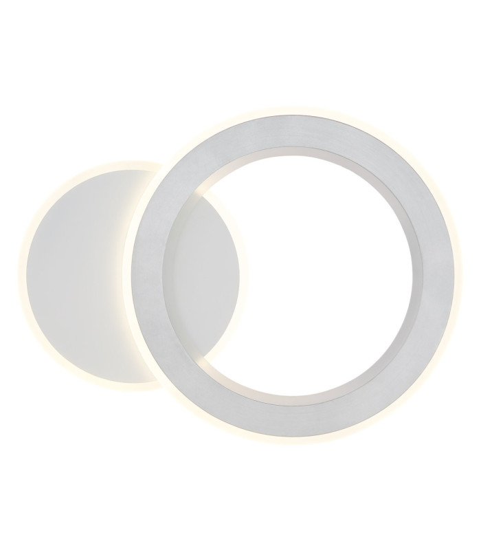 Mavis Integrated Led Semi Flush Ceiling Light, Matt White 2700-6500K