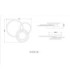 Randell Integrated Led Semi Flush Ceiling Light Matt White 3000K-7