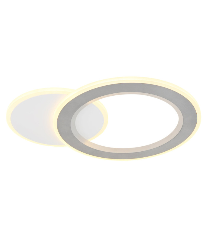Mavis Integrated Led Semi Flush Ceiling Light, Matt White 2700-6500K
