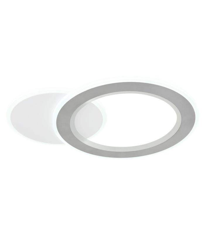 Mavis Integrated Led Semi Flush Ceiling Light, Matt White 2700-6500K
