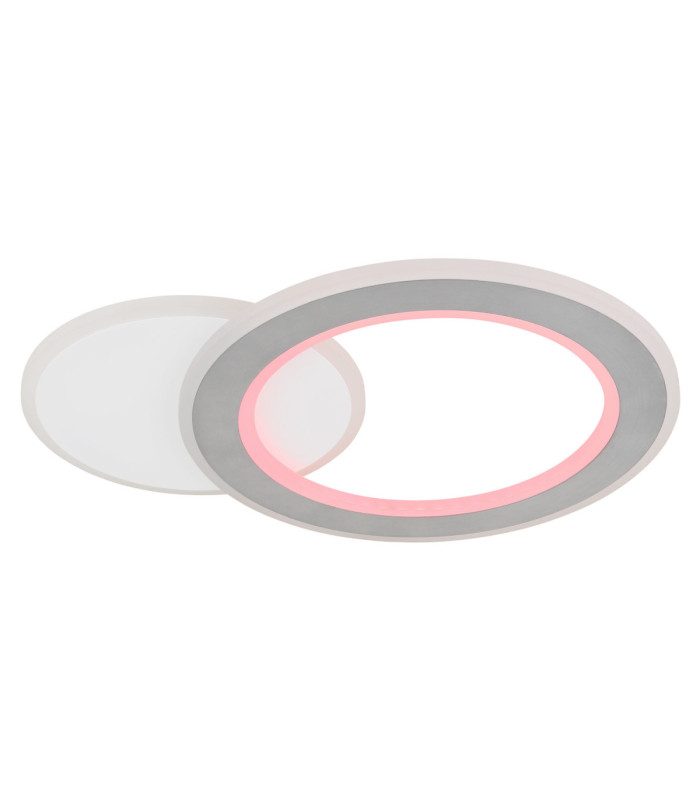 Mavis Integrated Led Semi Flush Ceiling Light, Matt White 2700-6500K