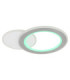 Mavis Integrated Led Semi Flush Ceiling Light, Matt White 2700-6500K