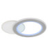 Mavis Integrated Led Semi Flush Ceiling Light, Matt White 2700-6500K