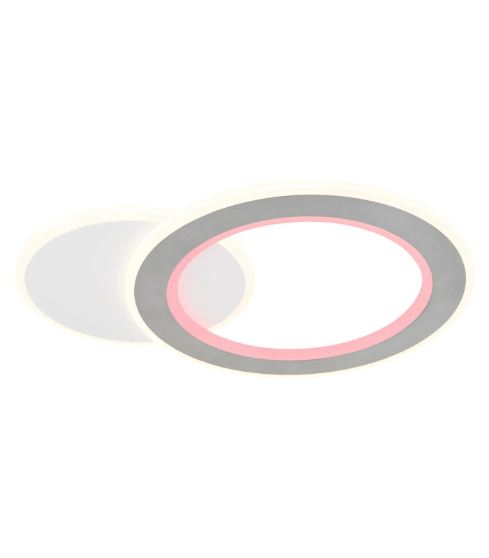 Mavis Integrated Led Semi Flush Ceiling Light, Matt White 2700-6500K