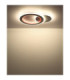 Mavis Integrated Led Semi Flush Ceiling Light, Matt White 2700-6500K