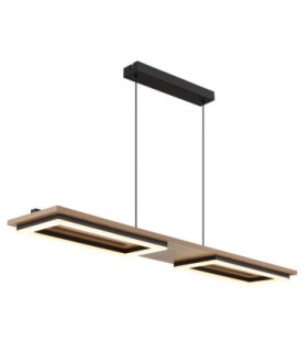 Bruce Integrated Led Pendant Ceiling Light Matt Black 3000K-1