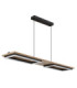 Bruce Integrated Led Pendant Ceiling Light Matt Black 3000K-2
