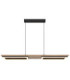 Bruce Integrated Led Pendant Ceiling Light Matt Black 3000K-3