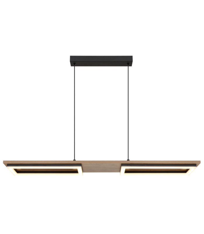 Bruce Integrated Led Pendant Ceiling Light Matt Black 3000K-3