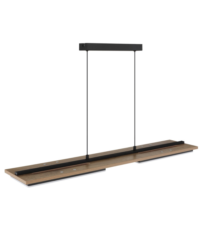 Bruce Integrated Led Pendant Ceiling Light Matt Black 3000K-6