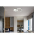 Mavis Integrated Led Semi Flush Ceiling Light, Matt White 2700-6500K