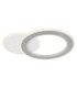 Mavis Integrated Led Semi Flush Ceiling Light, Matt White 2700-6500K