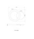 Mavis Integrated Led Semi Flush Ceiling Light, Matt White 2700-6500K