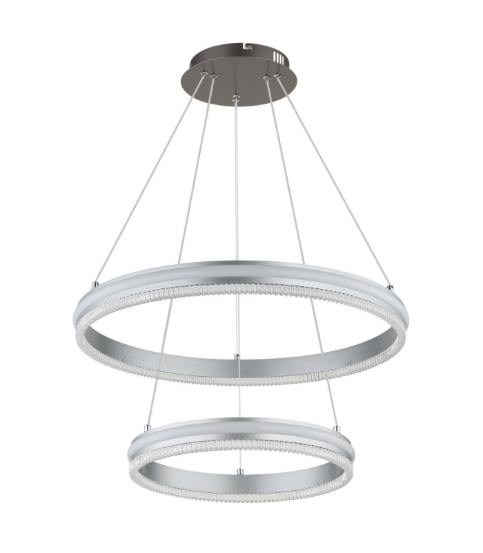 Francine Integrated Led Pendant Ceiling Light Matt Gunmetal 2700-6000K-2