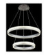 Francine Integrated Led Pendant Ceiling Light Matt Gunmetal 2700-6000K-3