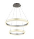 Francine Integrated Led Pendant Ceiling Light Matt Gunmetal 2700-6000K-4