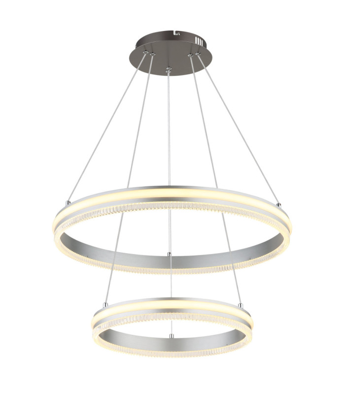 Francine Integrated Led Pendant Ceiling Light Matt Gunmetal 2700-6000K-4