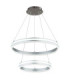 Francine Integrated Led Pendant Ceiling Light Matt Gunmetal 2700-6000K-5