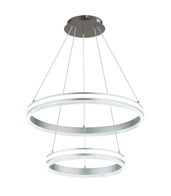 Francine Integrated Led Pendant Ceiling Light Matt Gunmetal 2700-6000K-5