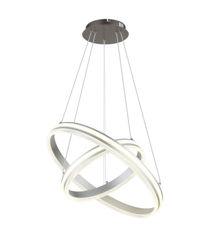 Francine Integrated Led Pendant Ceiling Light Matt Gunmetal 2700-6000K-6