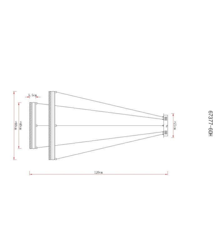 Francine Integrated Led Pendant Ceiling Light Matt Gunmetal 2700-6000K-11