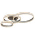 Francine Triple Ring Integrated Led Semi Flush Ceiling Light Matt Gunmetal 2700-6000K-11