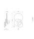 Francine Triple Ring Integrated Led Semi Flush Ceiling Light Matt Gunmetal 2700-6000K-12
