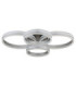 Francine Quad Ring Integrated Led Semi Flush Ceiling Light Matt Gunmetal 2700-6000K-2