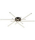 Lawson Integrated Led Semi Flush Ceiling Light Matt Black 3000K-1