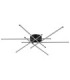 Lawson Integrated Led Semi Flush Ceiling Light Matt Black 3000K-2