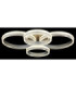 Francine Quad Ring Integrated Led Semi Flush Ceiling Light Matt Gunmetal 2700-6000K-4