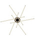 Lawson Integrated Led Semi Flush Ceiling Light Matt Black 3000K-4