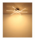 Lawson Integrated Led Semi Flush Ceiling Light Matt Black 3000K-5