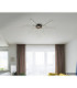 Lawson Integrated Led Semi Flush Ceiling Light Matt Black 3000K-6